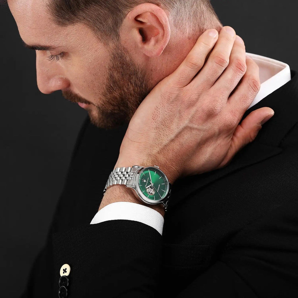 Maserati Epoca Automatic Green 42mm – open heart