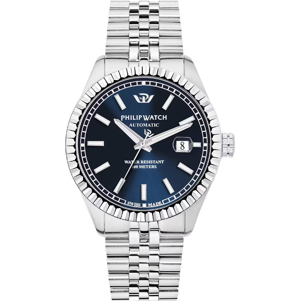 Philip Watch Caribe Automatic Blue R822 Date Jubilee