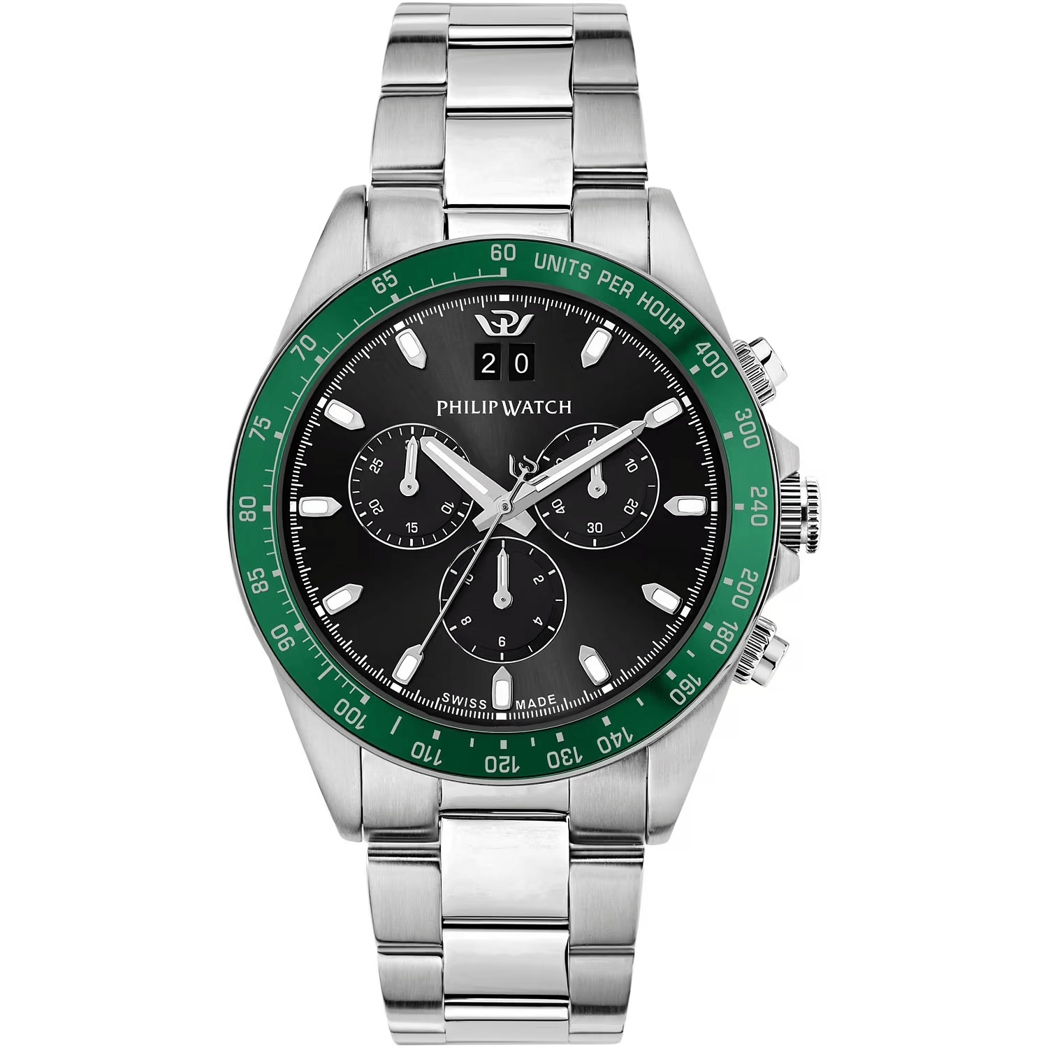 Philip Watch Caribe Sport Quartz Chronograph R82736 green