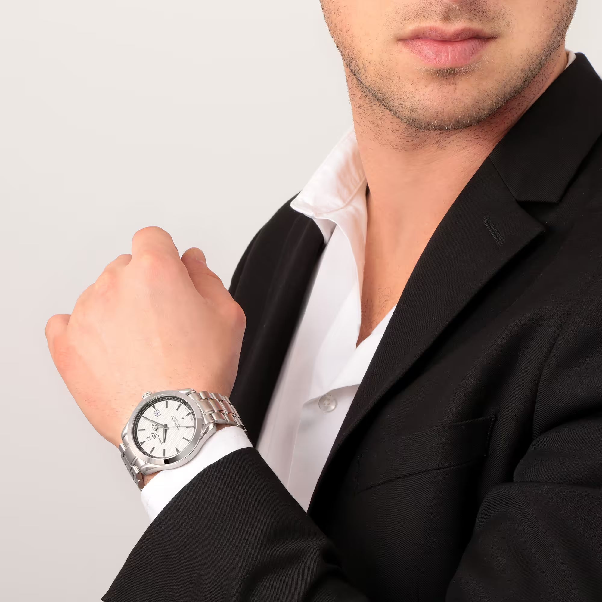 Philip Watch R8253165007 – Solo tempo automatico Swiss Made, bianco, cassa 41mm