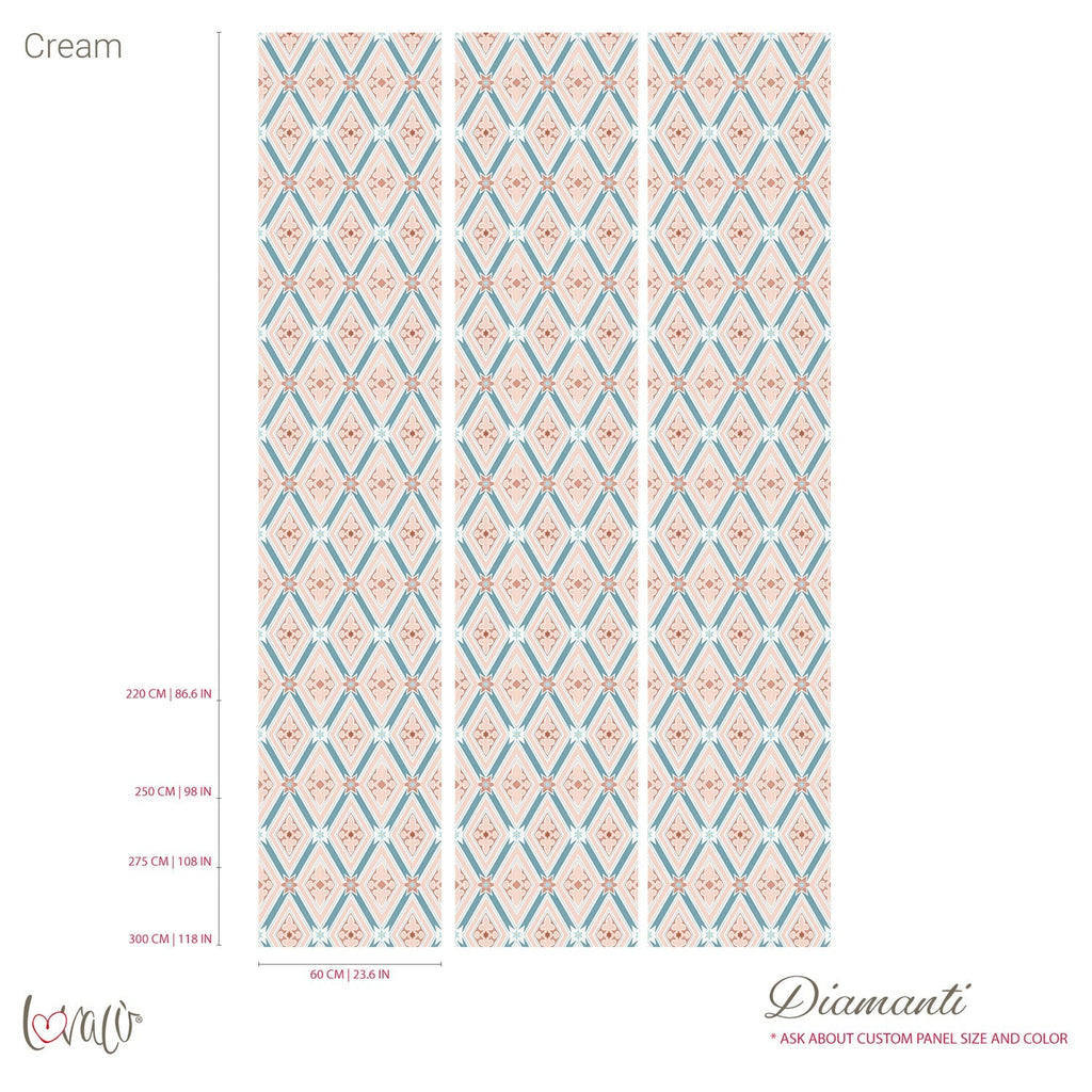 Carta da parati - Diamanti cream Lovalù