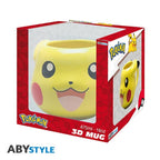 Abystyle Tazza 3d Pokemon: "Pikachu" In Ceramica Caffè Tè Bicchiere Manico 500ml