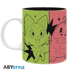 ABYSTYLE POKEMON MUG: "SCARLET & VIOLET STARTERS" CERAMIC WITH HANDLE 320 ML