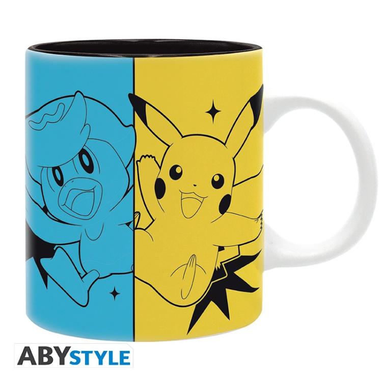 ABYSTYLE POKEMON MUG: "SCARLET & VIOLET STARTERS" CERAMIC WITH HANDLE 320 ML