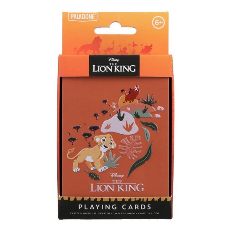 Paladone Playing Cards: Disney The Lion King Deck of French Playing Cards Tin Box