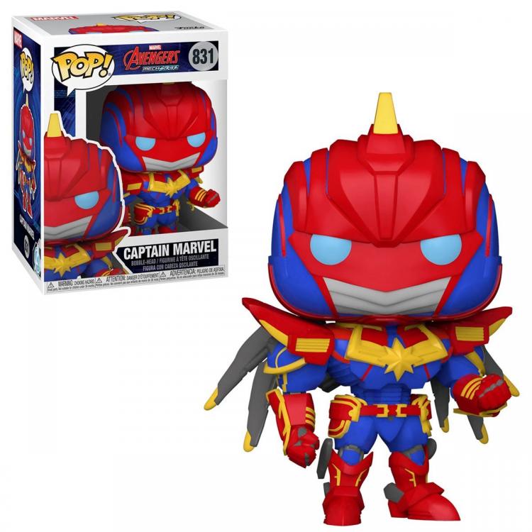 Funko Pop Marvel Avengers Mech Strike 831 Captain Marvel Collectible Vinyl