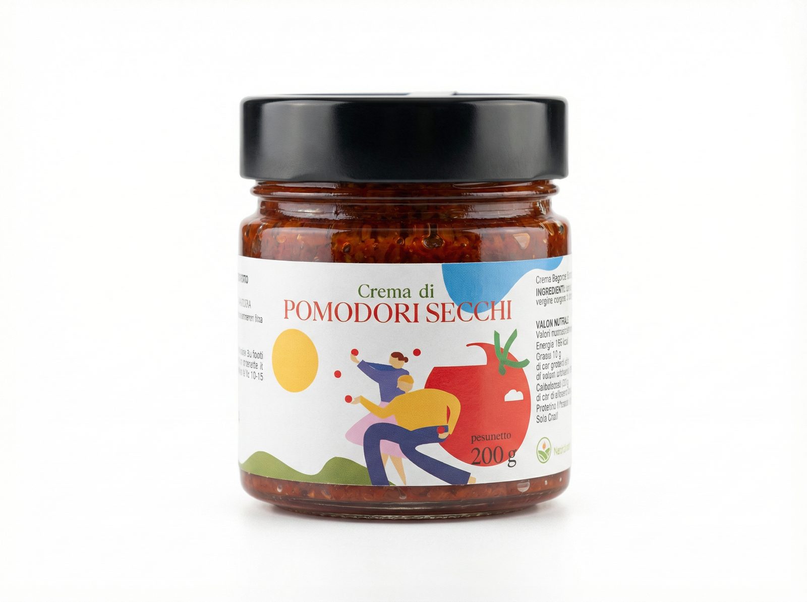 Handmade Sundried Tomato Pâté - With EVO Oil