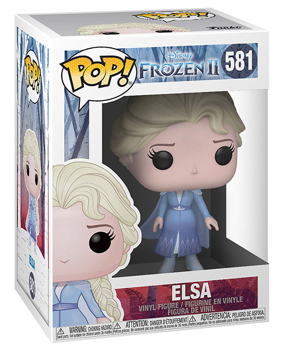 Funko Pop! Disney Frozen II - (581) Elsa Vinyl Figure Frozen 2 Movie (Anna) 9cm