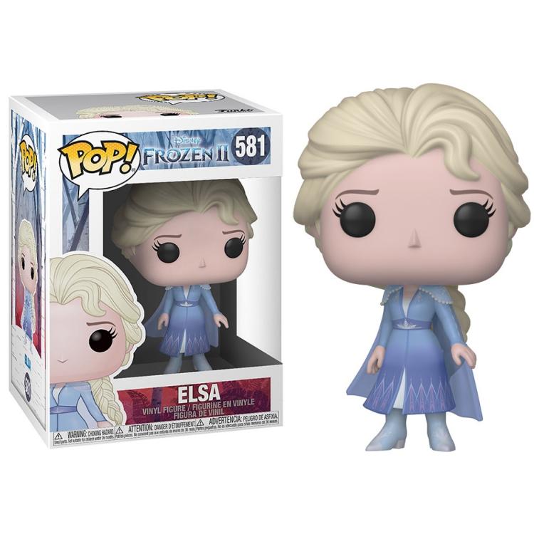 Funko Pop! Disney Frozen II - (581) Elsa Vinyl Figure Frozen 2 Movie (Anna) 9cm