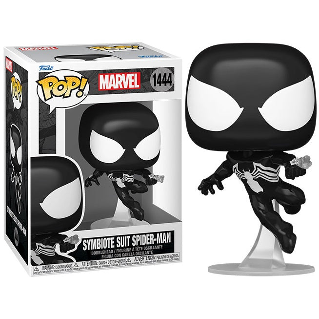 Funko Pop! Marvel (1444) Symbiote Suit Spider-Man Comics Vinyl Figure 9cm Statue