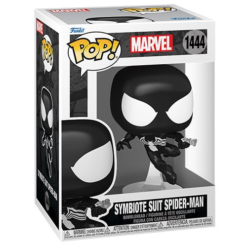 Funko Pop! Marvel (1444) Symbiote Suit Spider-Man Comics Vinyl Figure 9cm Statue