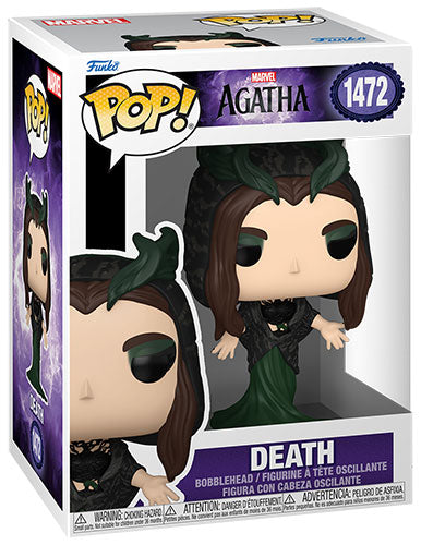 Funko Pop! Marvel Agatha All Along - (1472) Death Vinyl Figure "Morte" 9Cm