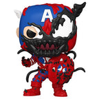 Funko Pop! Marvel (1436) Carnage Captain America Vinyl Figure 9cm Figurine