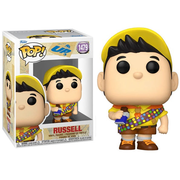 Funko Pop! Disney Up S2 - (1479) Russell Vinyl Figure Boyscout 9Cm Pixar