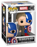 Funko Pop! Marvel Split - (1431) Steve Rogers / Captain America 9cm Figure