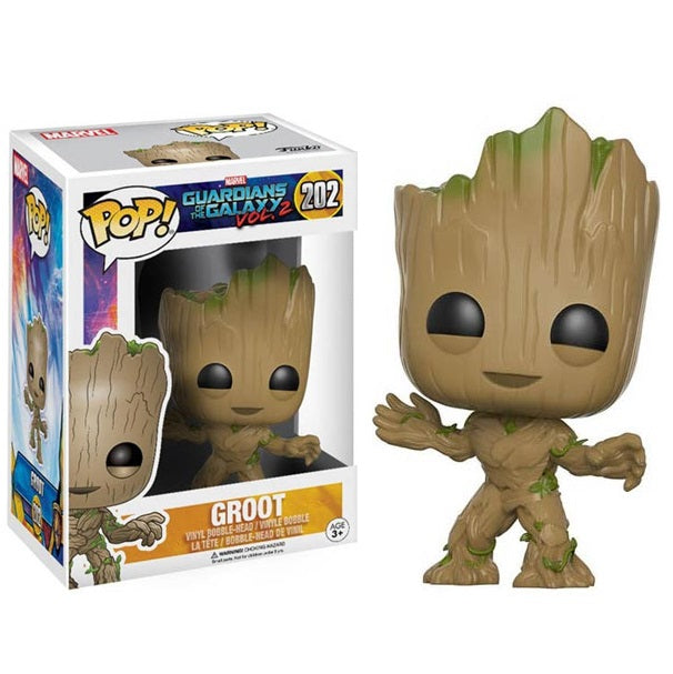 Funko Pop! Marvel Guardians Of The Galaxy 2 - (202) Young Groot Figure 9Cm