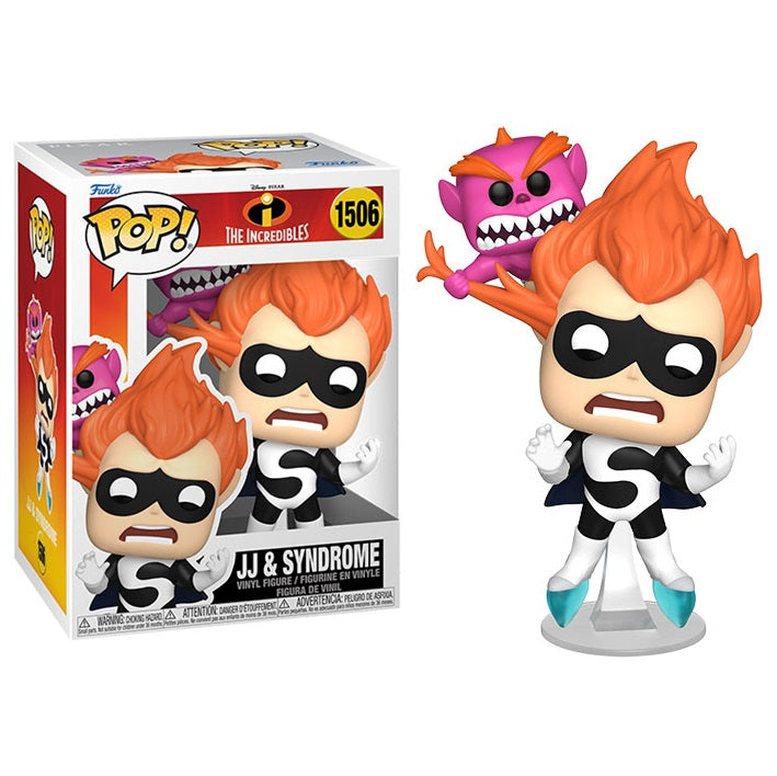 Funko Pop! Disney Pixar The Incredibles 20th - (1506) JJ and Syndrome Figure 9cm
