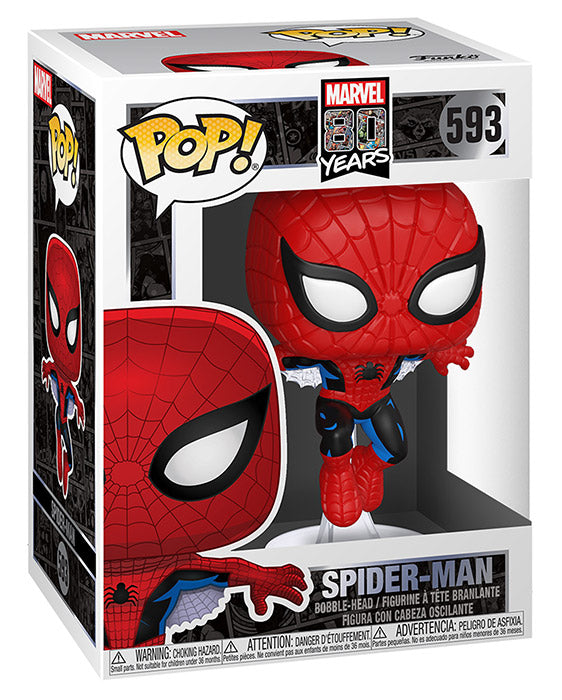 Funko Pop! Marvel 80th (593) Spider-Man First Appearance 80 Years Vinyl Figure