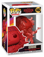 Funko Pop! & Tee Stranger Things Hunter Eddie W / Guitar Figure 9Cm + T-Shirt