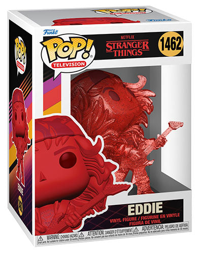 Funko Pop! & Tee Stranger Things Hunter Eddie W / Guitar Figure 9Cm + T-Shirt