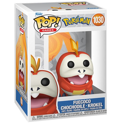 Funko Pop! Games Pokémon (1030) Fuecoco Chochodile - Krokel Vinyl Figure 9cm