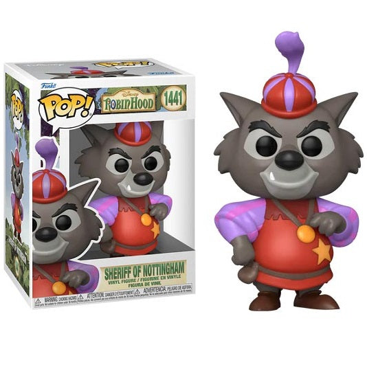 Funko Pop! Disney Robin Hood - (1441) Sheriff Of Nottingham Figure Sheriff 9Cm
