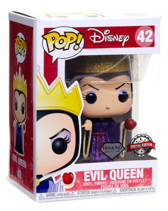 Funko Pop! Animation Disney - (42) Evil Queen W/ Apple Special Diamond Glitter