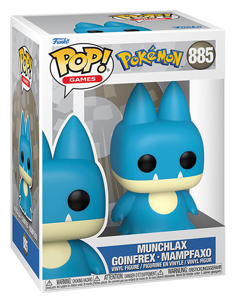 Funko Pop! Games Pokemon (885) - Munchlax Vinyl Figure 9cm Snorlax Evo Baby