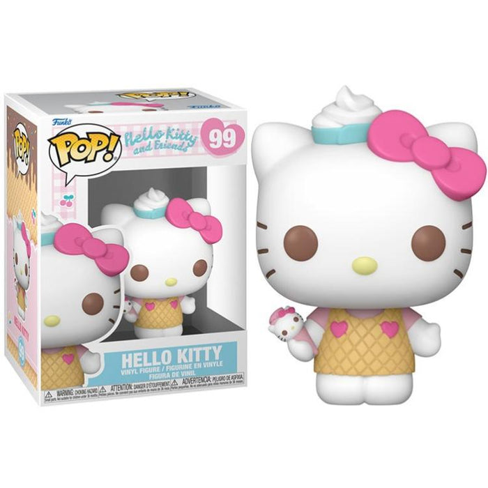 Funko Pop! Hello Kitty And Friends (99) Hello Kitty Ice Cream Vinyl Figure 9Cm