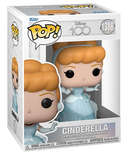 Funko Pop! Disney 100Th - Cinderella (1318) Figure Cinderella Anniversary 9Cm