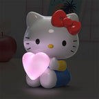 Paladone Hello Kitty Lamp with Heart 3D Lights for Table Desk Bedroom