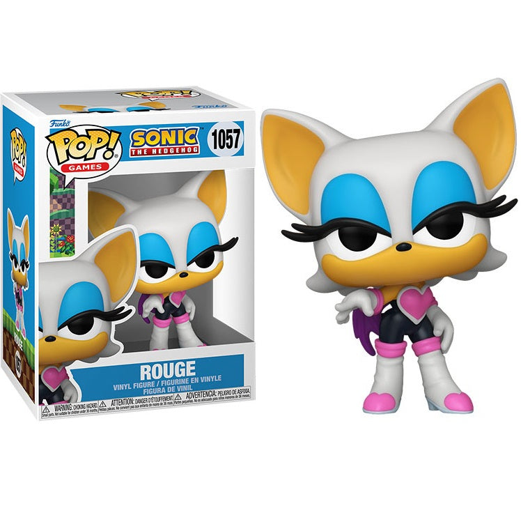 Funko Pop! Games Sonic The Hedgehog - (1057) Rouge Vinyl Figure 9cm Collectible Figurine