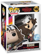 Funko Pop ! TV Netflix Stranger Things S4 - (1462) Eddie W / Guitar MT Exm 9cm