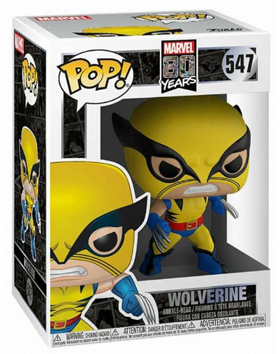 Funko Pop! Marvel 80th - (547) Wolverine First Appearance 80 Years Vinyl Figure