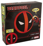 Paladone Lampada Marvel Logo Deadpool Multicolore Plastica Da Tavolo Moderno