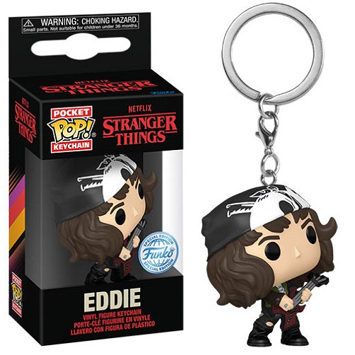 Funko Pop! Pocket Keychain - Netflix Stranger Things (Eddie w/ Guitar) Keychain
