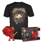 Funko Pop! & Tee Stranger Things Hunter Eddie W / Guitar Figure 9Cm + T-Shirt