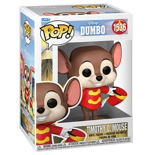 Funko Pop! Disney - Dumbo (1536) Timothy Q. Mouse Vinyl Figure 9cm Figurine