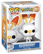 Funko Pop! Games Pokémon (922) - Scorbunny Vinyl Figure 9cm Fire Raboot (EMEA)