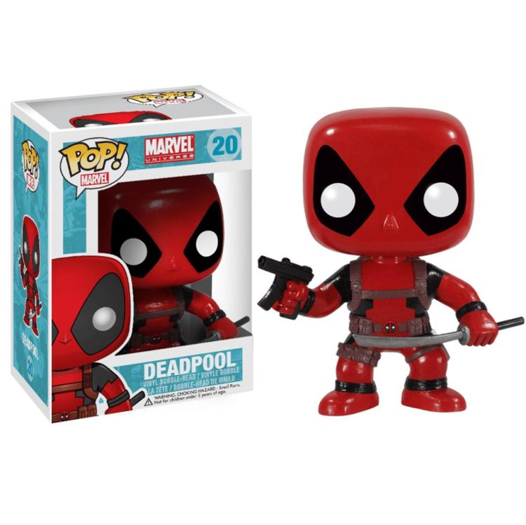 Funko Pop! Marvel Universe - (20) Deadpool W/ Gun And Sword Vinyl Figure 9Cm