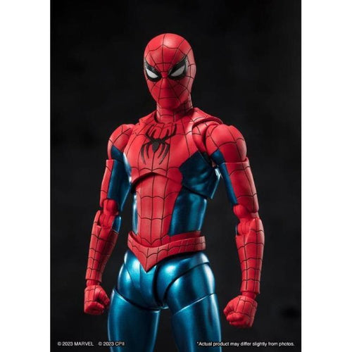 BANDAI SH FIGUARTS: SPIDER-MAN NO WAY HOME NEW RED AND BLUE MARVEL ACTION FIGURE