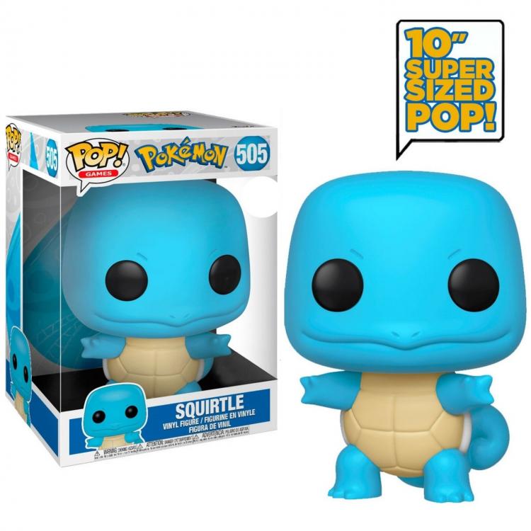 Funko Pop! Games Pokemon - Jumbo Squirtle (505) 25Cm Vinyl Figure Super Sized
