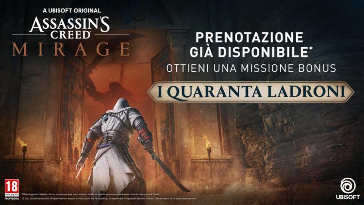 ASSASSIN'S CREED MIRAGE PS5 ITALIAN GAME PLAYSTATION 5 NEW SEALED