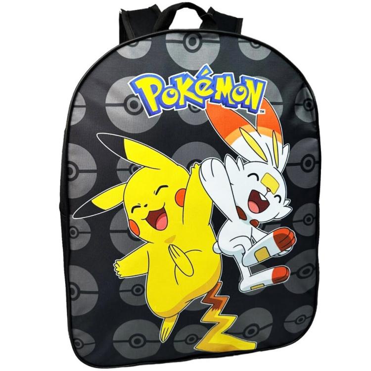 Pokemon Backpack - Pikachu And Scorbunny - Elementary School Backpack for Boys and Girls