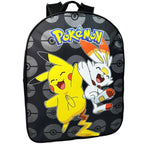 Pokemon Backpack - Pikachu And Scorbunny - Elementary School Backpack for Boys and Girls