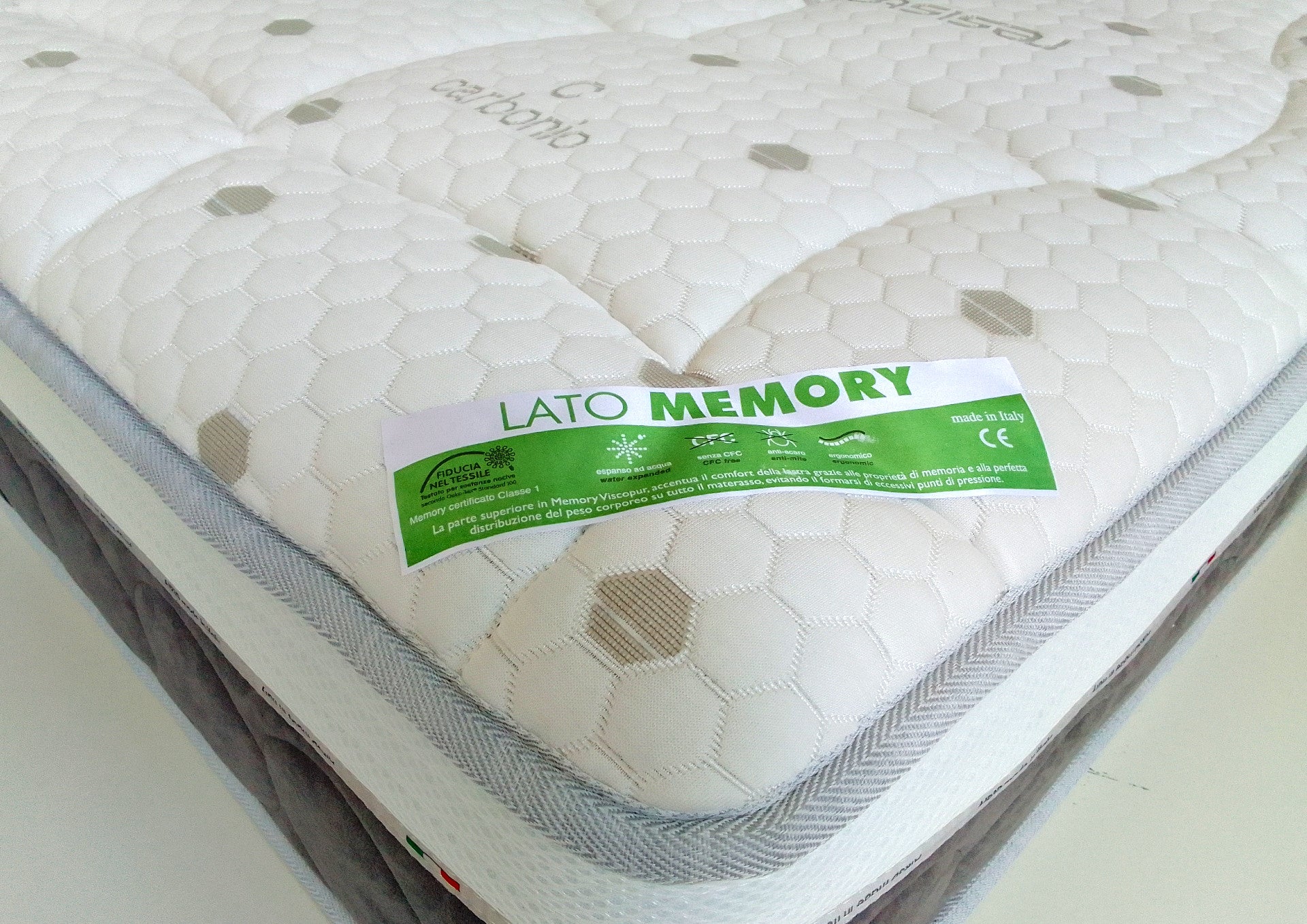 Materasso in fresco Memory PolarGel H25 alta densità a 7 zone - RIGENERA