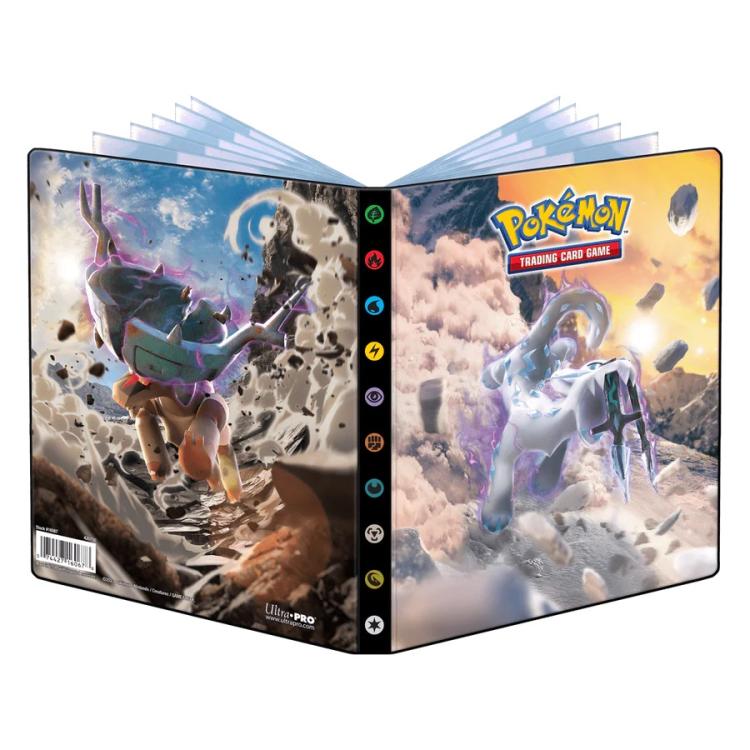 Pokemon Album 4 Tasche Scarlatto E Violetto Ting-Lu Chien-Pao 80 Card Portfolio