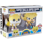 Funko Pop Games Sonic - Super Tails and Super Silver 2 Pack Gico Vinyl Figure Film