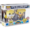 Funko Pop Games Sonic - Super Tails and Super Silver 2 Pack Gico Vinyl Figure Film