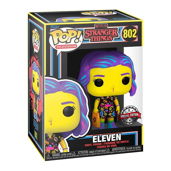 Funko Pop! Television Stranger Things - 802 Eleven Special Edition Blacklight